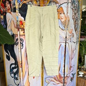 IRO Cream Linen Pants